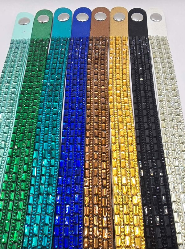 Wrap Around Rhinestone Bracelet - Image 2