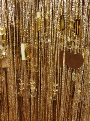 bugle Bead Trim Gold