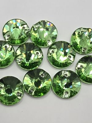 Daintree Round Rivoli Sew-On Feature Stone