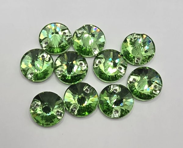 Daintree Round Rivoli Sew-On Feature Stone