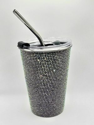 Rhinestone Travel Cup