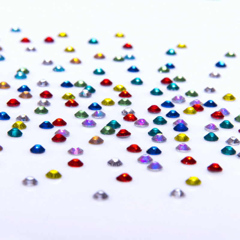 rhinestones for dance and swimsuit costumes
